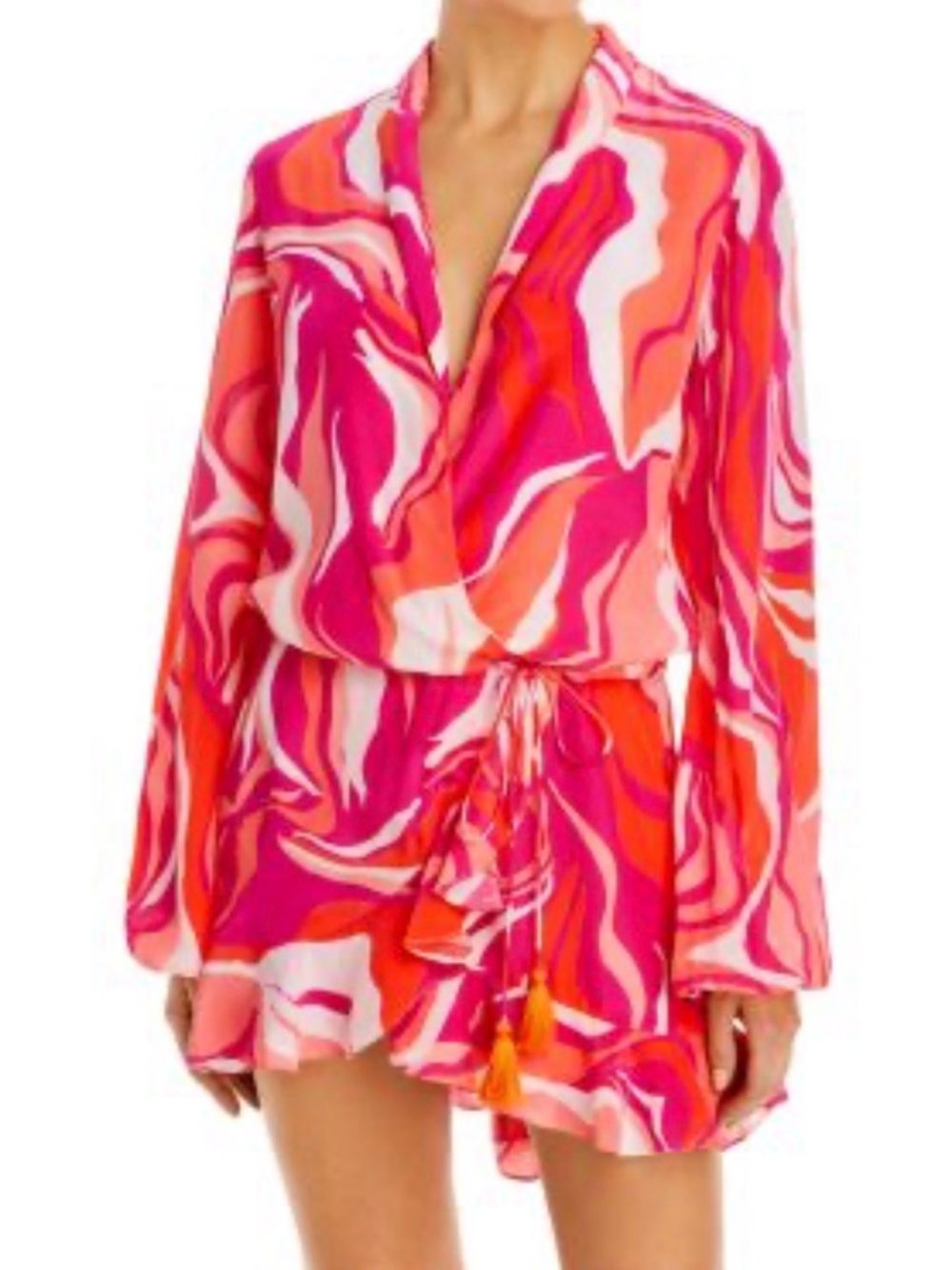 Rococo Sand emily crepe mini dress size medium